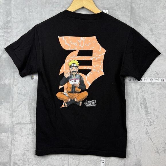 Primitive x Naruto Shippuden Ramen Tee Black Size S Anime Streetwear Collab Y2K - Picture 1 of 7
